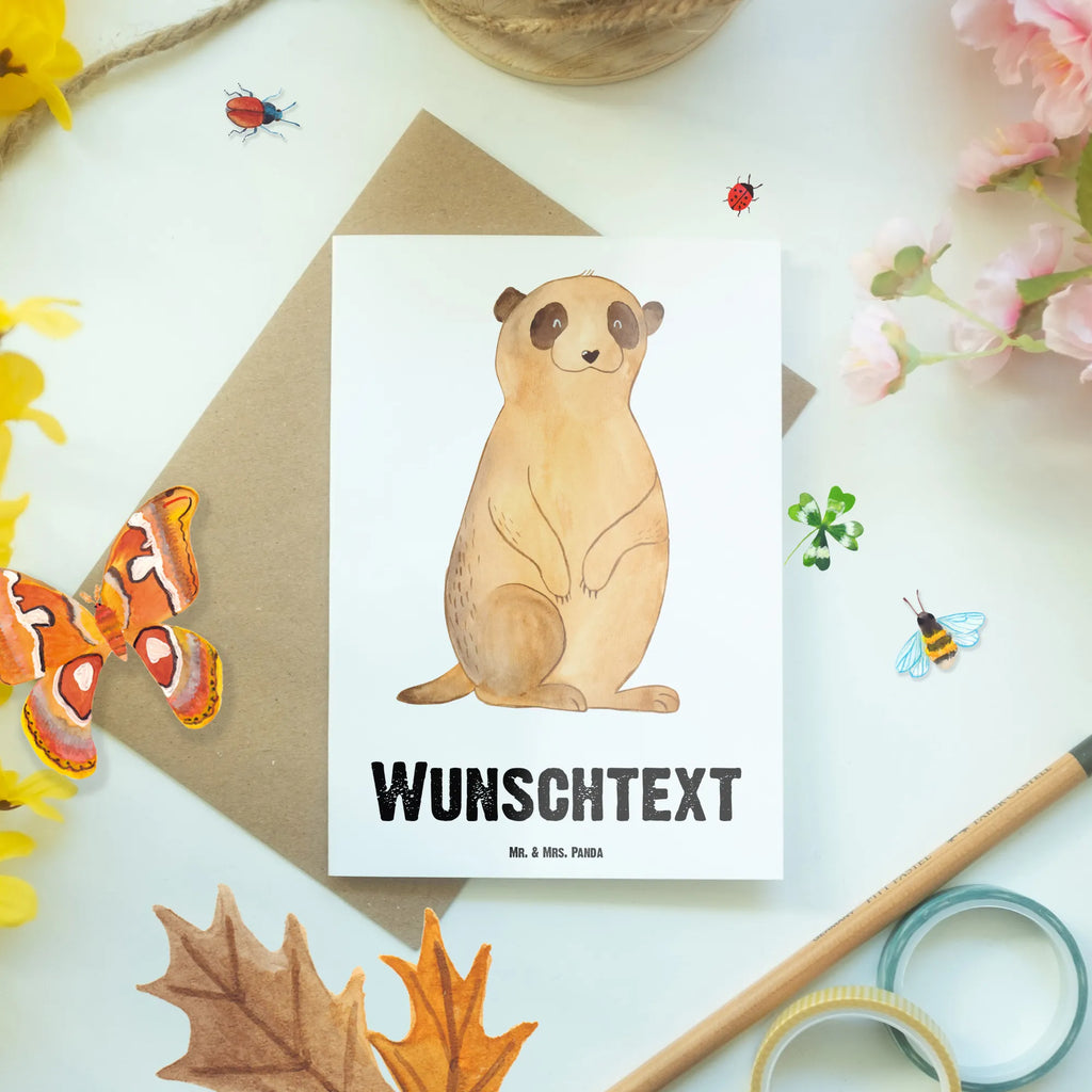 Personalisierte Grußkarte Erdmännchen Grußkarten personalisiert, Grußkarte als Geldgeschenk, Personalisierte Karte, Grußkarte mit persönlichen Nachrichten, Grußkarte selbst gestalten, Personalisierte Geburtstagskarte, Grußkarte selber drucken, Personalisierte Glückwunschkarte, Personalisiertere Klappkarte, Grußkarte mit Namen, Personalisierte Einladungskarte, Personalisierte Grußkarte, Personalisierte Hochzeitskarte, Afrika, Wildtiere, Weltreise, Traveling, Afrikareise, Roadtrip, Spruch, Erdmännchen, Reisen