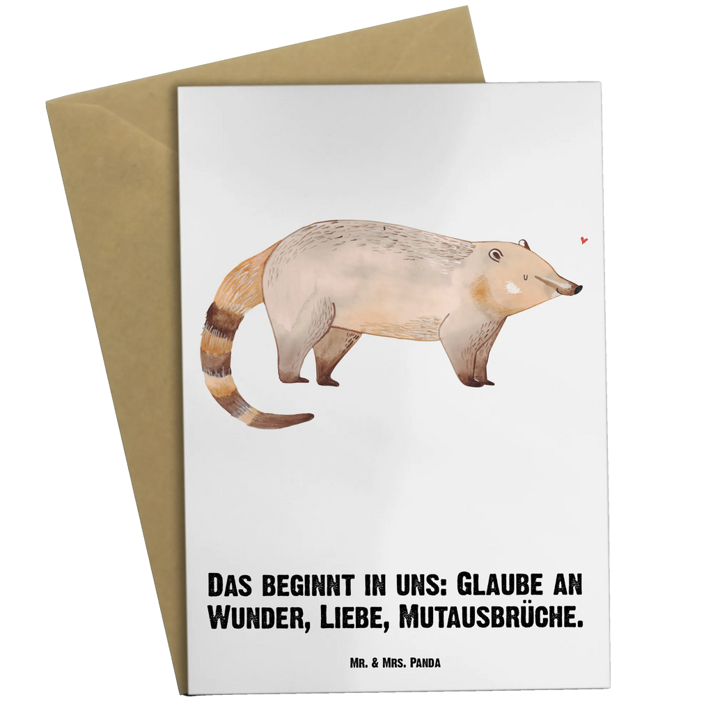 Personalised greetings card Nasal Bear small animals, cute, funny, cute animal motives, hand drawn, small world, funny sayings, good mood, happy, gifts, gift ideas, special gifts, animal lover, card, trunk bear, Nose bear, nose bear, bear