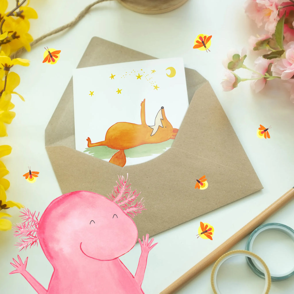 Spersonalizowana kartka z życzeniami lis Gwiazdy Lis