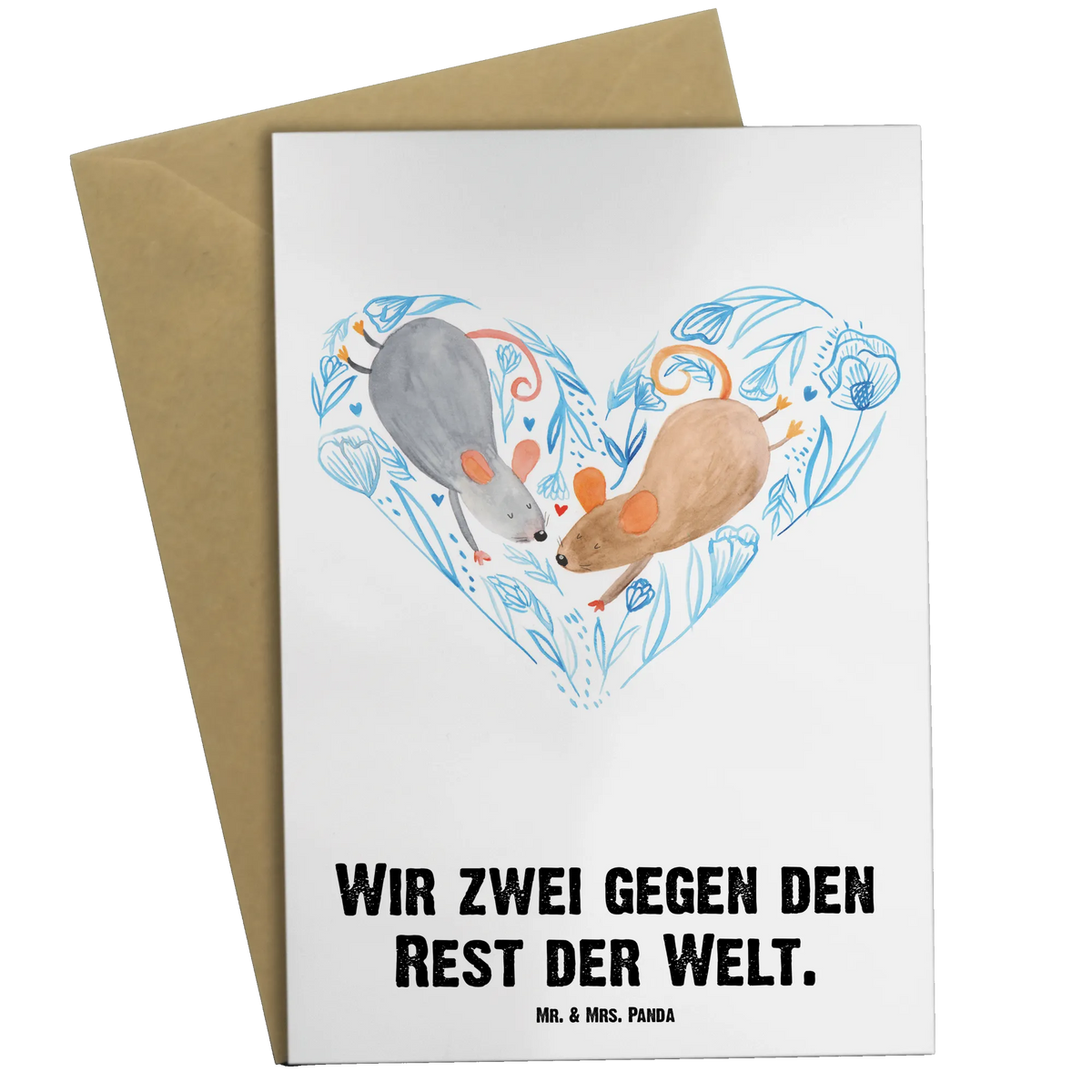 Personalisierte Grußkarte Mäuse Herz Personalisierte Klappkarte, Grußkarten Personalisiert, Personalisierte Karte, individuelle grußkarte, grußkarte personalisiert, Personalisierte Grußkarte, Grußkarte personalisierbar, Freundin, Freund, Liebe, Liebesgeschenk, Jahrestag, Verlobung, Partner, Ehemann, Ehefrau, Heiraten, Heiratsantrag, Hocheitstag, Liebesbotschaft, Maus, Liebesbeweis, Geschenk für Zwei, Hochzeit, Love, Mäuse, Gemeinsamkeit, Lieblingsmensch