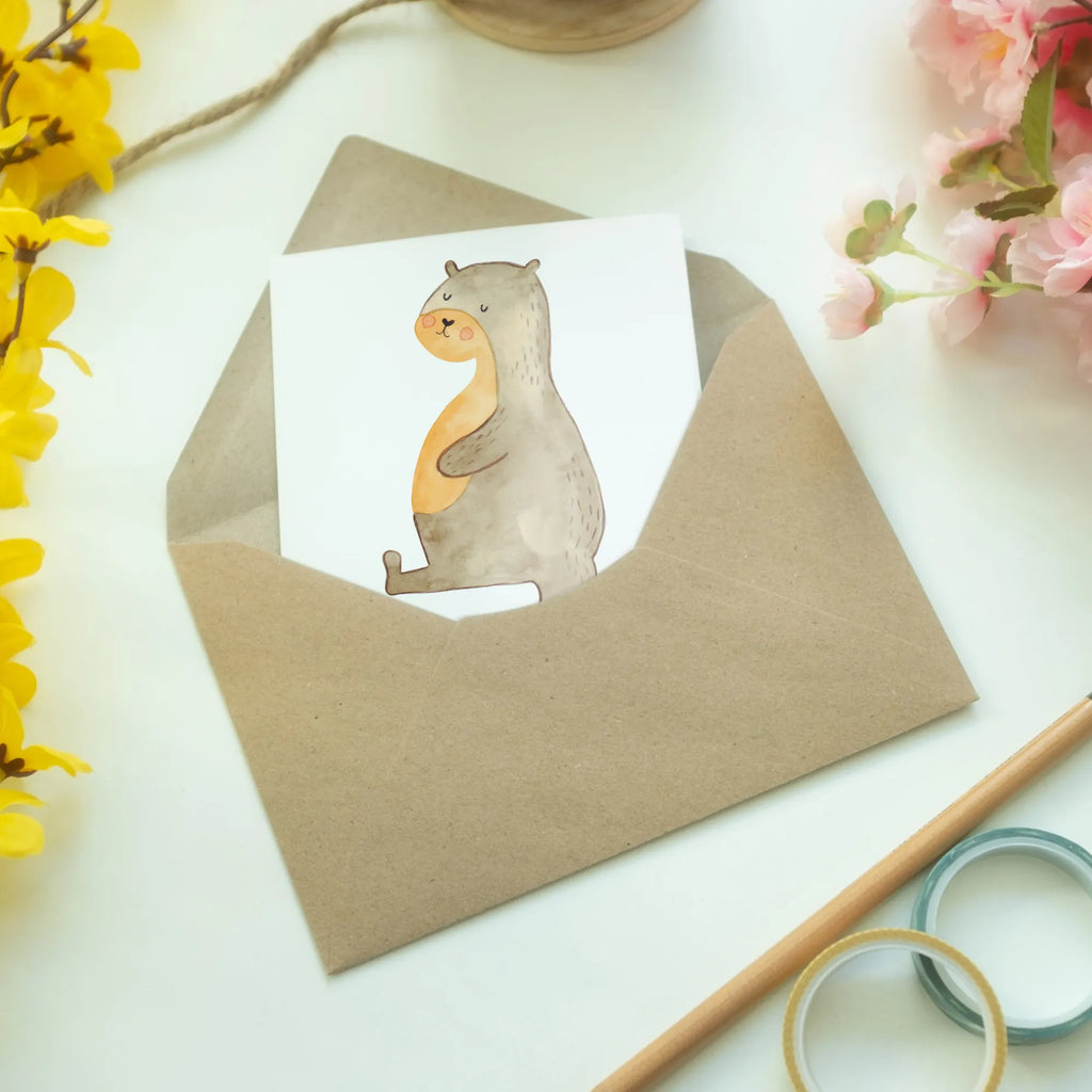 Personalisierte Grußkarte Otter Bauch Grußkarte mit Namen, Personalisierte Einladungskarte, Personalisierte Glückwunschkarte, Grußkarte mit persönlichen Nachrichten, Grußkarte selbst gestalten, Personalisierte Grußkarte, Personalisierte Geburtstagskarte, Grußkarten personalisiert, Grußkarte selber drucken, Personalisierte Karte, Personalisiertere Klappkarte, Personalisierte Hochzeitskarte, Grußkarte als Geldgeschenk, Otter, Fischotter, Seeotter, Otter Seeotter See Otter