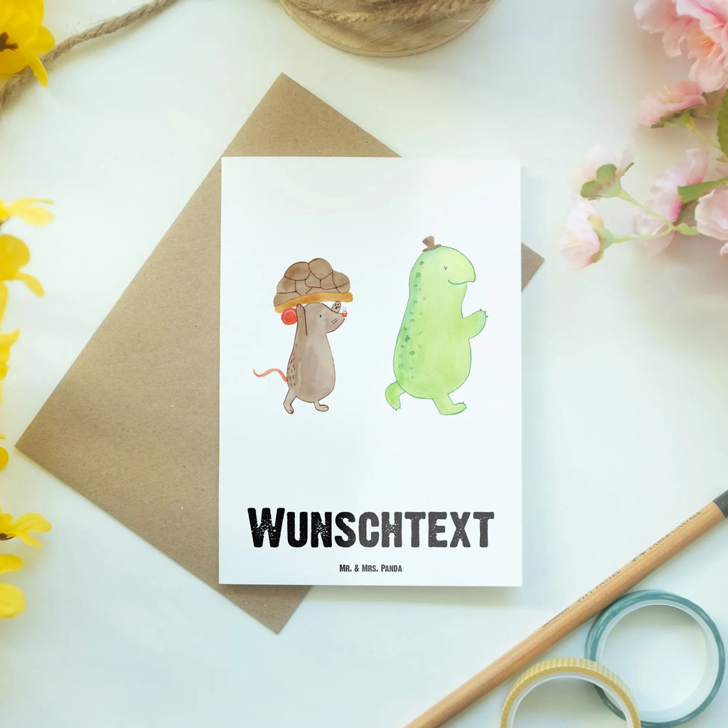 Personalised greetings card tortoise Mouse turtle, tortoise, reptile, ancient creature, cute, sweet, gift, gift ideas, birthday gift, illustrated, funny, turtle gift items, funny turtle gifts, pet turtles, mom, best friend, sister or daughter, turtle lover, mouse, girlfriends, friends, best friends