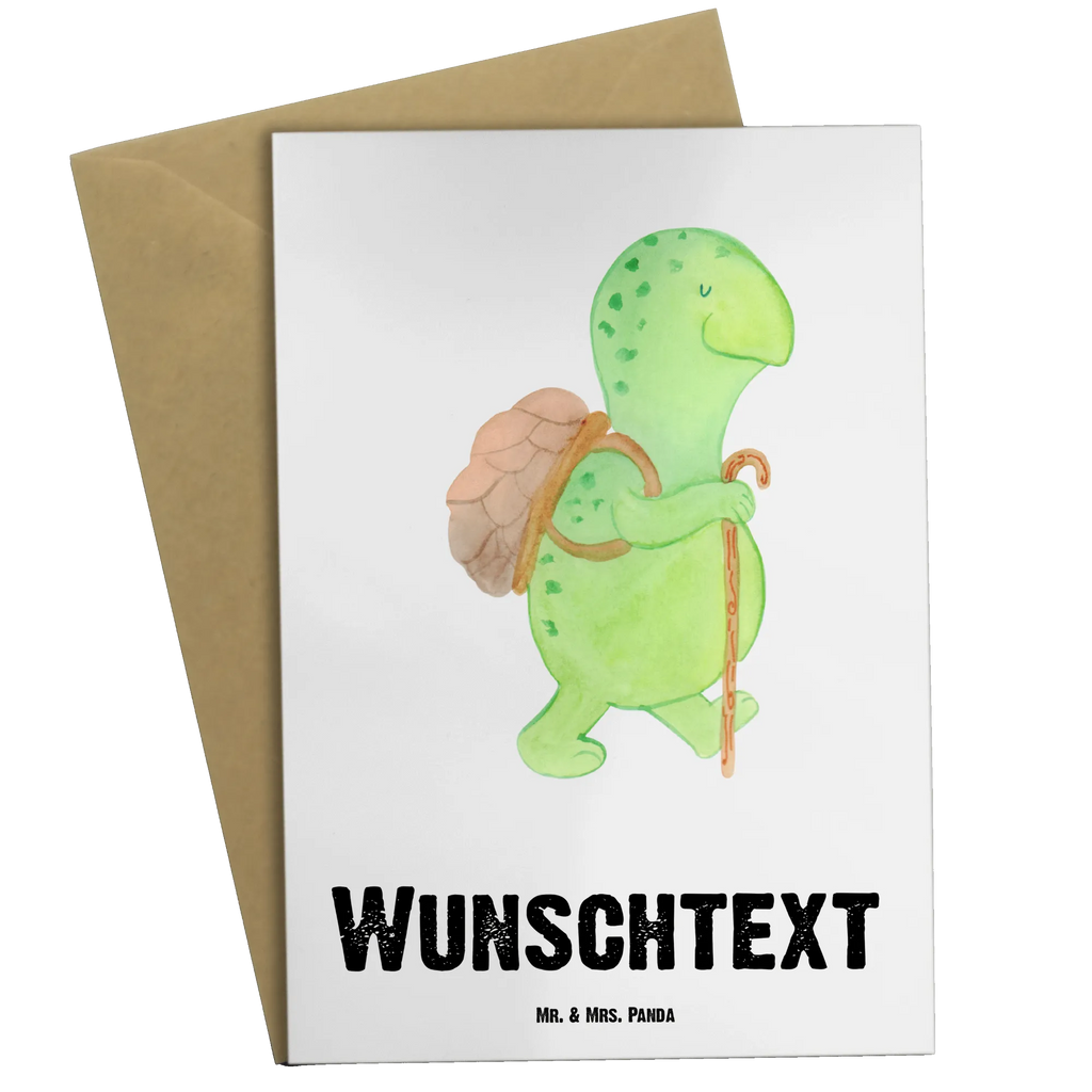 Personalised greetings card tortoise walker turtle, tortoise, reptile, ancient creature, cute, sweet, gift, gift ideas, birthday gift, illustrated, funny, turtle gift items, funny turtle gifts, pet turtles, mom, best friend, sister or daughter, turtle lover, new beginning, turtles, motivational slogan, motivation