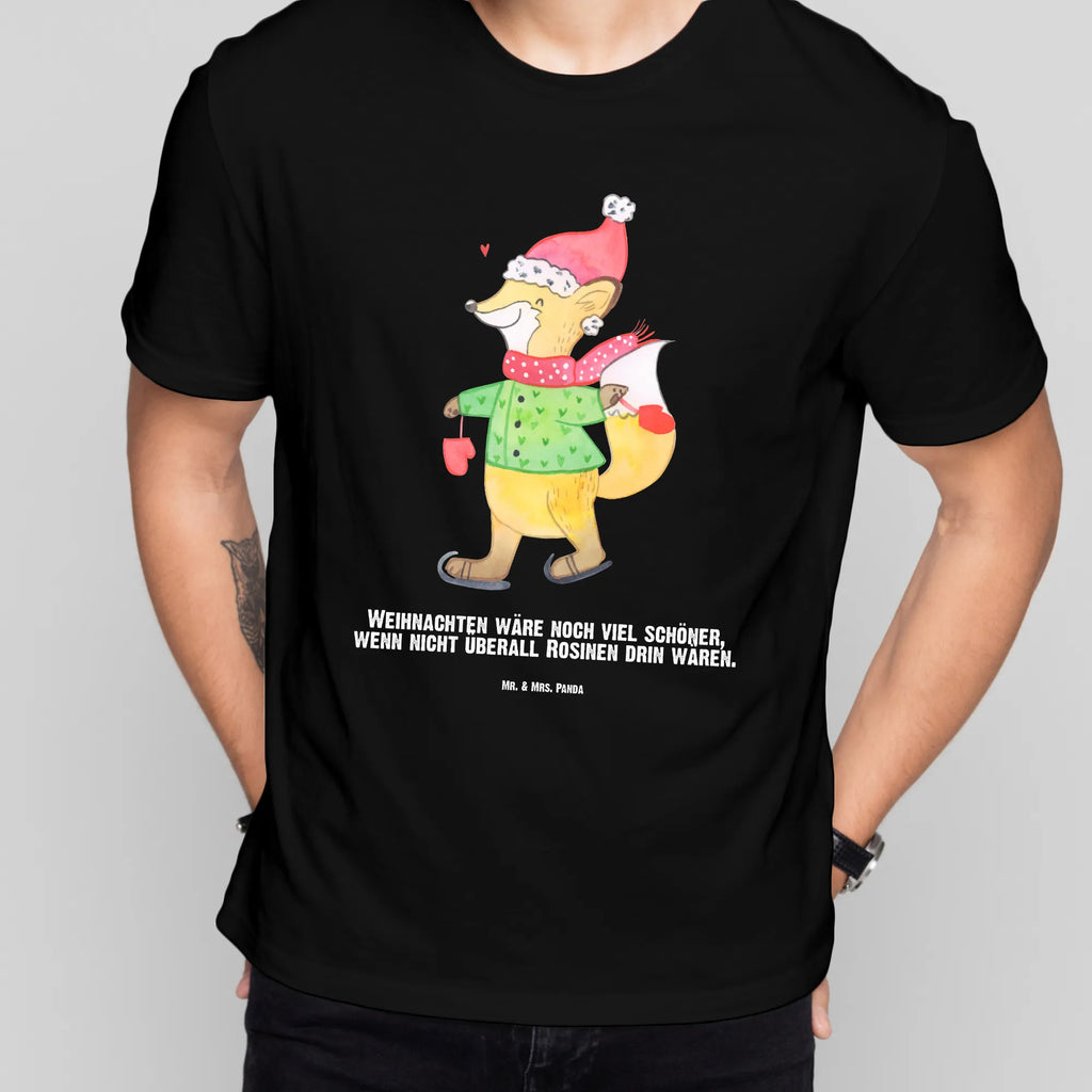 Rozmiar L Personalizowana koszulka lis łyżwy Bedrucken, T-Shirt mit Aufruck, T-Shirt Personalisiert, Wunschtext, T-Shirt mit Namen, Nikolaus, Weihnachtsdeko, Winter, Heiligabend, Advent, Wintermotiv, Weihnachten, Weihnachtsmann, Weihnachtsbaum, Weihnachtszeit, Weihnachtstage, Tannenbaum
