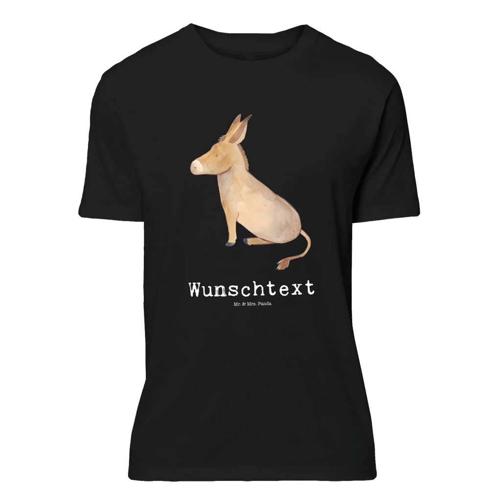 Rozmiar L Personalizowana koszulka Osioł T-Shirt Personalisiert, Wunschtext, T-Shirt mit Aufruck, T-Shirt mit Namen, Bedrucken, Lustige Sprüche, Gute Laune, Tiere, Tiermotive, Zuversicht, Erfolg, Esel, Mut, Weisheit, Positive Gedanken, Ziel, Tapferkeit, Lebensglück, Lebensmut, Lebensziel
