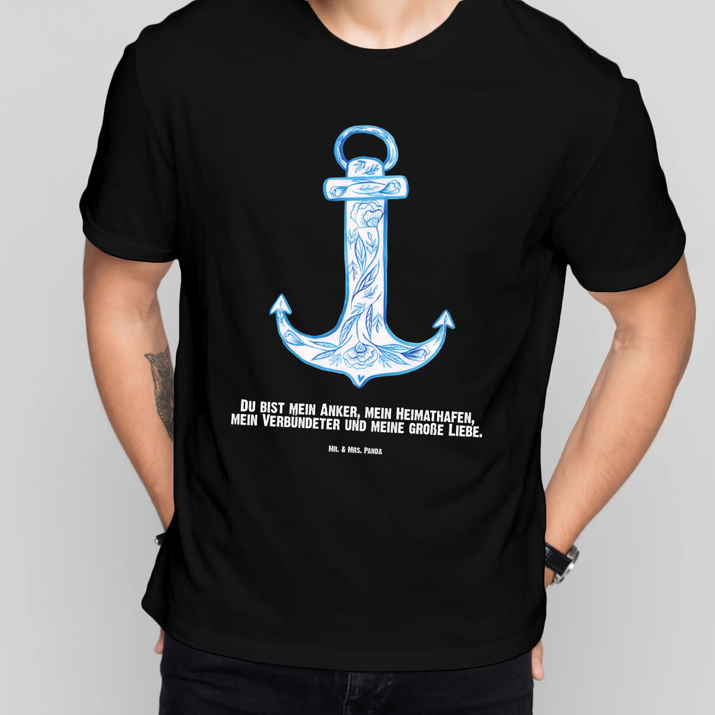 Personalised T-Shirt anchor Blue Frauen, Wunschtext, T-Shirt Personalisiert, T-Shirt mit Aufruck, T-Shirt mit Namen, Männer, Bedrucken, Tiermotive, Gute Laune, lustige Sprüche, Tiere