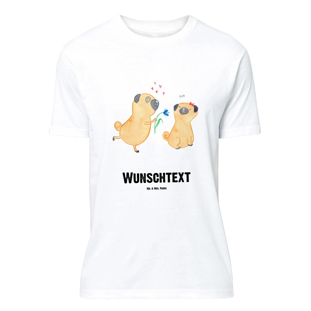 Rozmiar L Personalizowana koszulka mops Zakochani Bedrucken, T-Shirt Personalisiert, T-Shirt mit Namen, Wunschtext, T-Shirt mit Aufruck, Hundemotiv, Hund, Sprüche, Hunderasse, Hundebesitzer, Haustier, Tierliebhaber, Geschenk Freund, Partner, Verliebt, Möpse, Hundeliebe, Mops, Liebe, Liebesspruch. Verlobt
