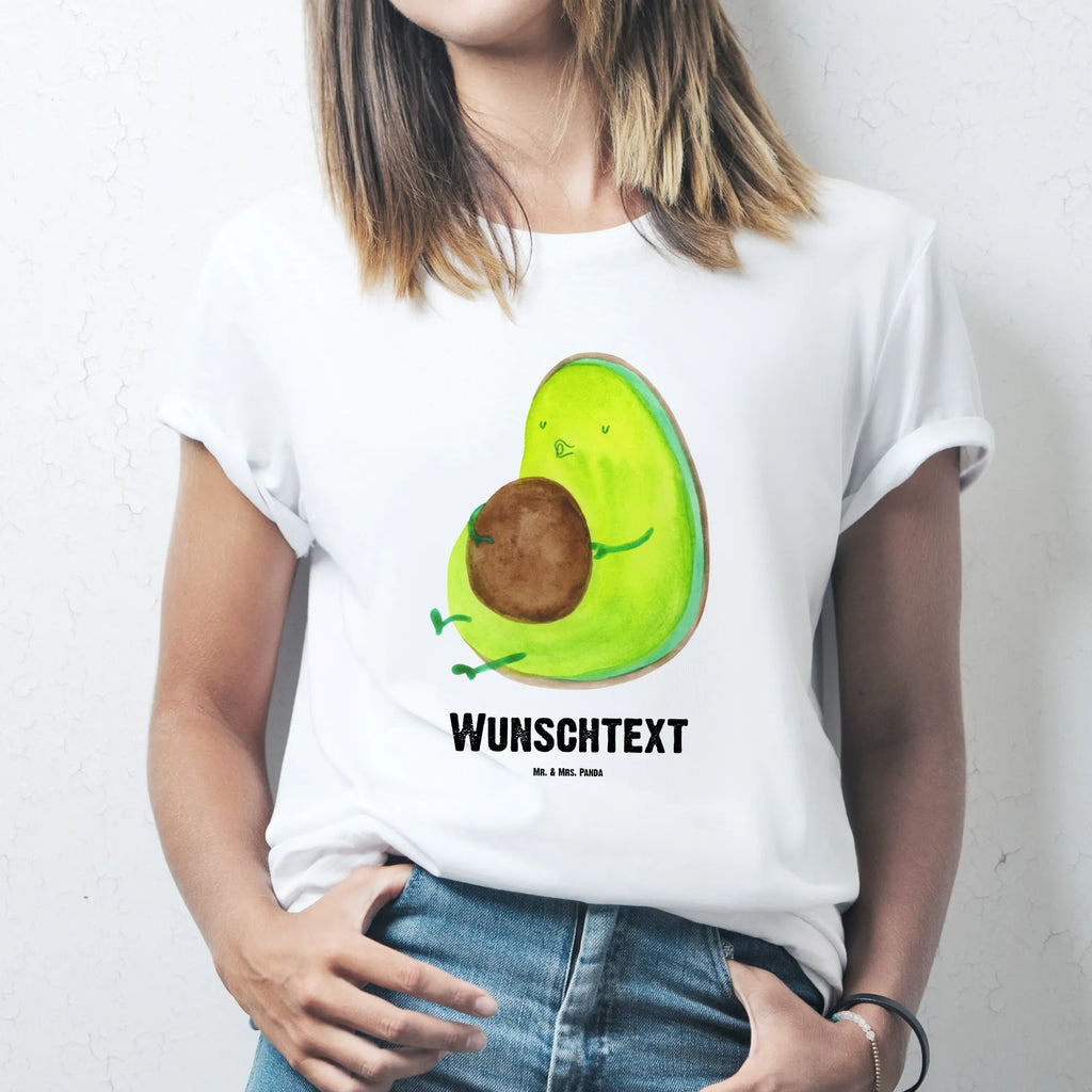 Personalisiertes T-Shirt Avocado pfeift T-Shirt mit Namen, T-Shirt mit Aufruck, Wunschtext, T-Shirt Personalisiert, Bedrucken, Veggie, Vegan, Avocado, Gesund, Diät, Ernährung, Abnehmen, dick sein
