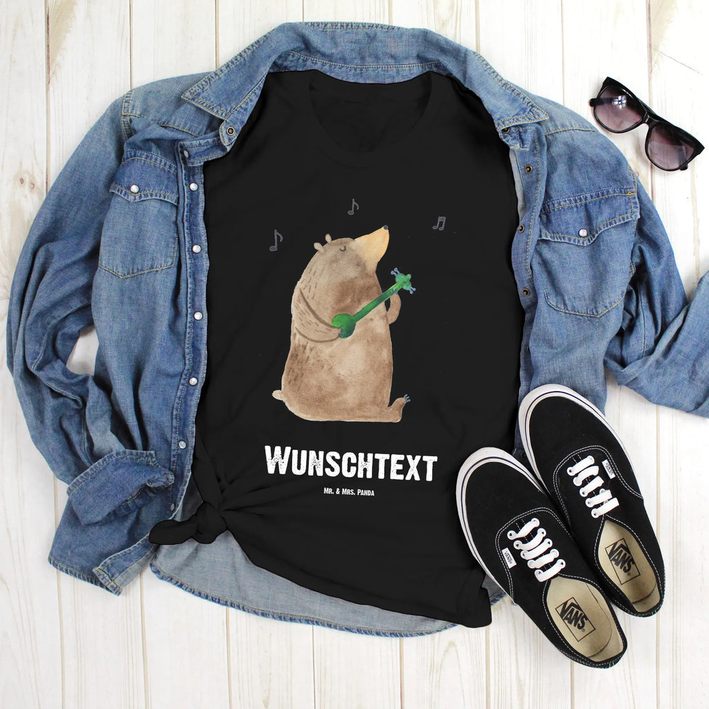 Rozmiar L Personalizowana koszulka niedźwiedź piosenka T-Shirt mit Aufruck, T-Shirt mit Namen, Bedrucken, T-Shirt Personalisiert, Wunschtext, Teddybär, Teddy, Bär, Partner, Freundin, Spruch, Song, Geschenk, Liebeslied, Frau, Valentinstag, Bear, Liebe, Valentine, Herz, Bärchen, Lied