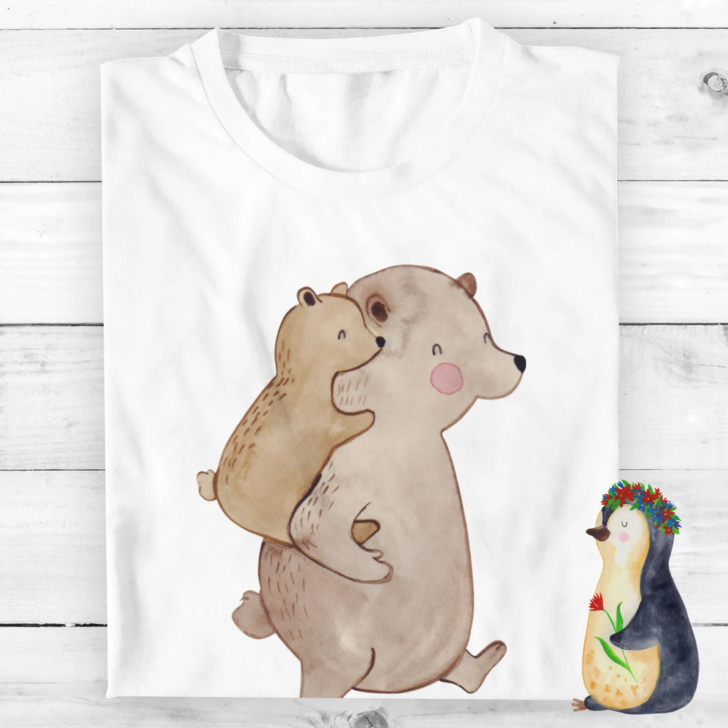 Rozmiar L Personalizowana koszulka Tata Niedźwiedź T-Shirt mit Aufruck, T-Shirt mit Namen, T-Shirt Personalisiert, Oma, Muttertag, Papa, Vatertag, Opa, Bruder, Schwester, Mama, Familie, Papi, Geschenk, Geburtstag, Onkel, Vater, Vati