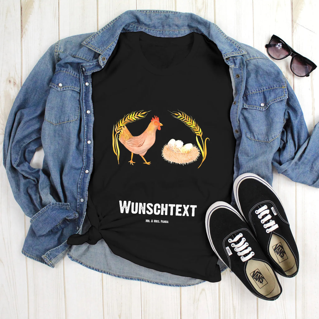 Rozmiar L Personalizowana koszulka kurczak Dumny T-Shirt mit Aufruck, Frauen, Wunschtext, Männer, T-Shirt Personalisiert, T-Shirt mit Namen, Bedrucken, Bauernhof, Hoftiere, Landwirt, Landwirtin, Motivation, Hühner, Spruch, Landleben, Hof, Magie, Eier, Geburt, Hahn, Henne, Schwangerschaft