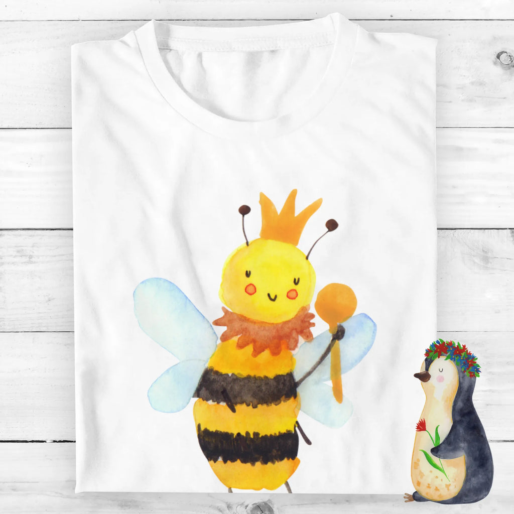 Personalisiertes T-Shirt Biene König Frauen, Wunschtext, T-Shirt mit Namen, T-Shirt Personalisiert, T-Shirt mit Aufruck, Bedrucken, Männer, Biene, Wespe, Hummel