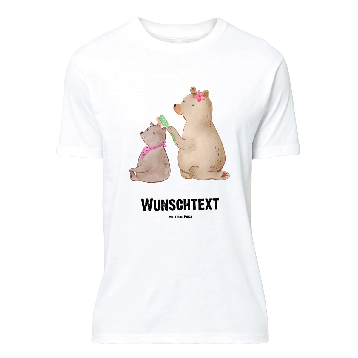 Personalised T-Shirt bear child T-Shirt mit Aufruck, Wunschtext, T-Shirt Personalisiert, Bedrucken, T-Shirt mit Namen, Oma, Muttertag, Vatertag, Opa, Papa, Bruder, Schwester, Mama, Familie, Geschenk, Mutti, Mutter