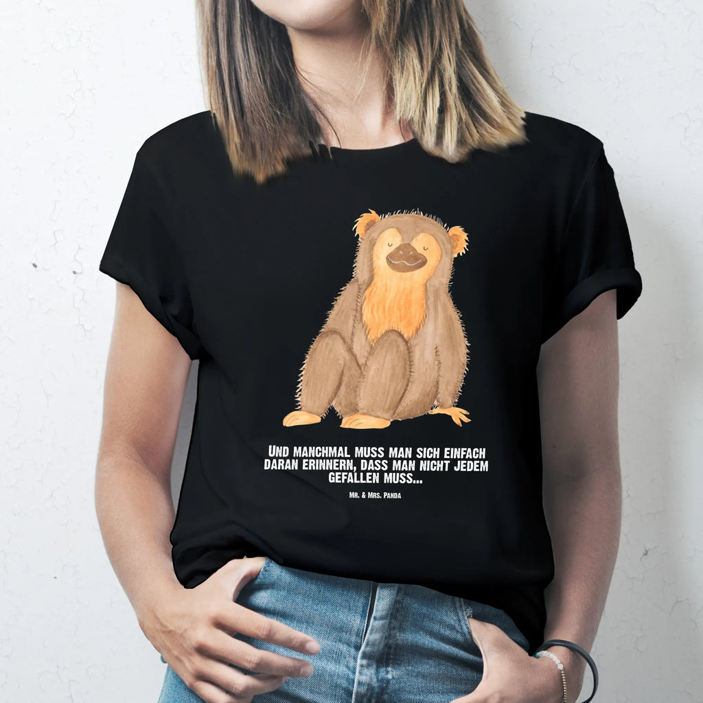 Rozmiar L Personalizowana koszulka Małpa Bedrucken, T-Shirt mit Namen, T-Shirt Personalisiert, Wunschtext, T-Shirt mit Aufruck, Wildtiere, Afrika, Selbstliebe, Selbstachtung, Äffchen, Selbstbewusstsein, Motivation, Selfcare, Respekt, Liebe, Affen, Affe