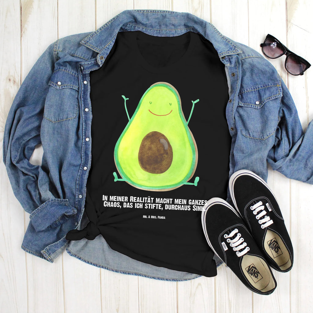 Personalised T-Shirt avocado Happy T-Shirt Personalisiert, Wunschtext, Bedrucken, T-Shirt mit Namen, T-Shirt mit Aufruck, Veggie, Vegan, Avocado, Gesund, Chaos