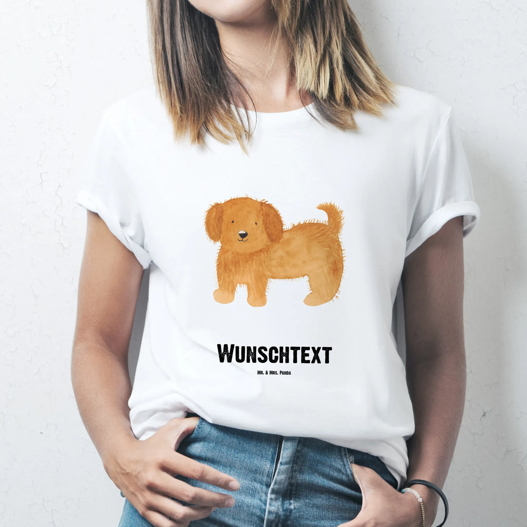 Personalised T-Shirt Dog fluffy T-Shirt mit Aufruck, Bedrucken, T-Shirt Personalisiert, T-Shirt mit Namen, Wunschtext, Hundemotiv, Hund, Haustier, Tierliebhaber, Sprüche, Hunderasse, Hundebesitzer, Hunde, Frauchen, Hundemama, Hundeliebe