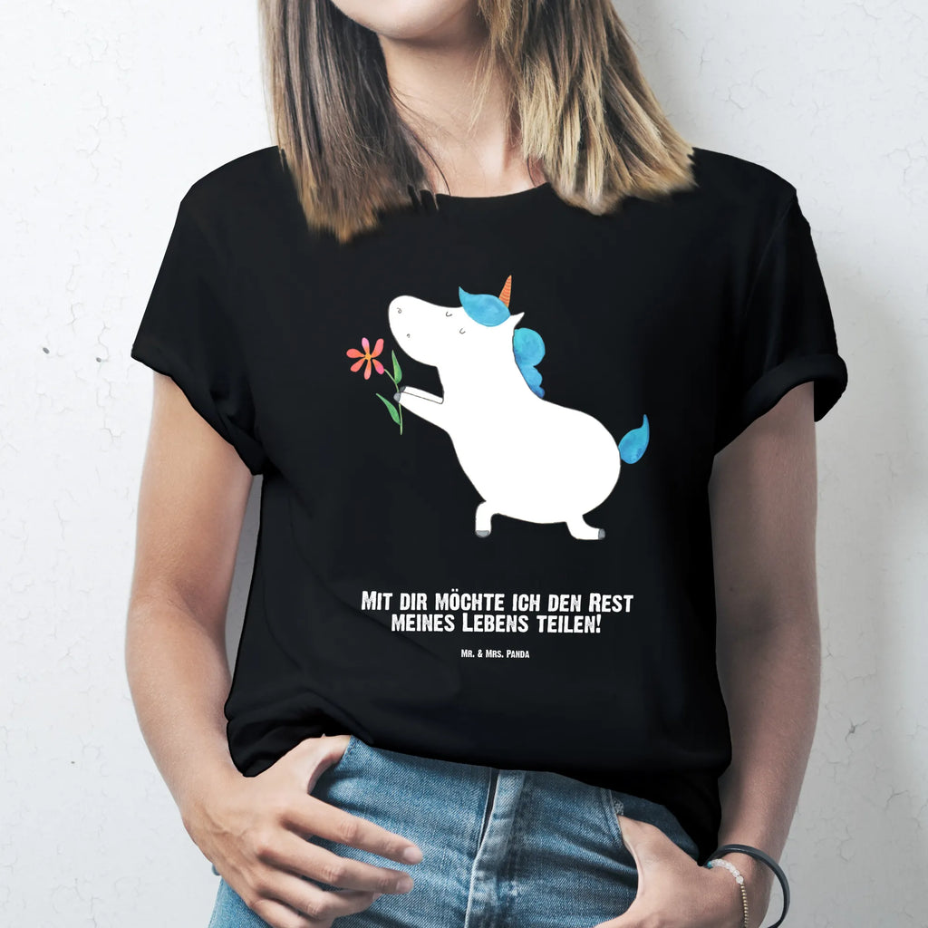 Rozmiar L Personalizowana koszulka jednorożec kwiat T-Shirt mit Namen, T-Shirt Personalisiert, T-Shirt mit Aufruck, Wunschtext, Bedrucken, Einhorn Deko, Unicorn, Einhorn, Einhörner, Freundin, Pärchen, Freund, Liebe, Antrag, Ehepaar, Partner, Heiraten, Ehe, Verlobung, Heiratsantrag, Liebesbeweis