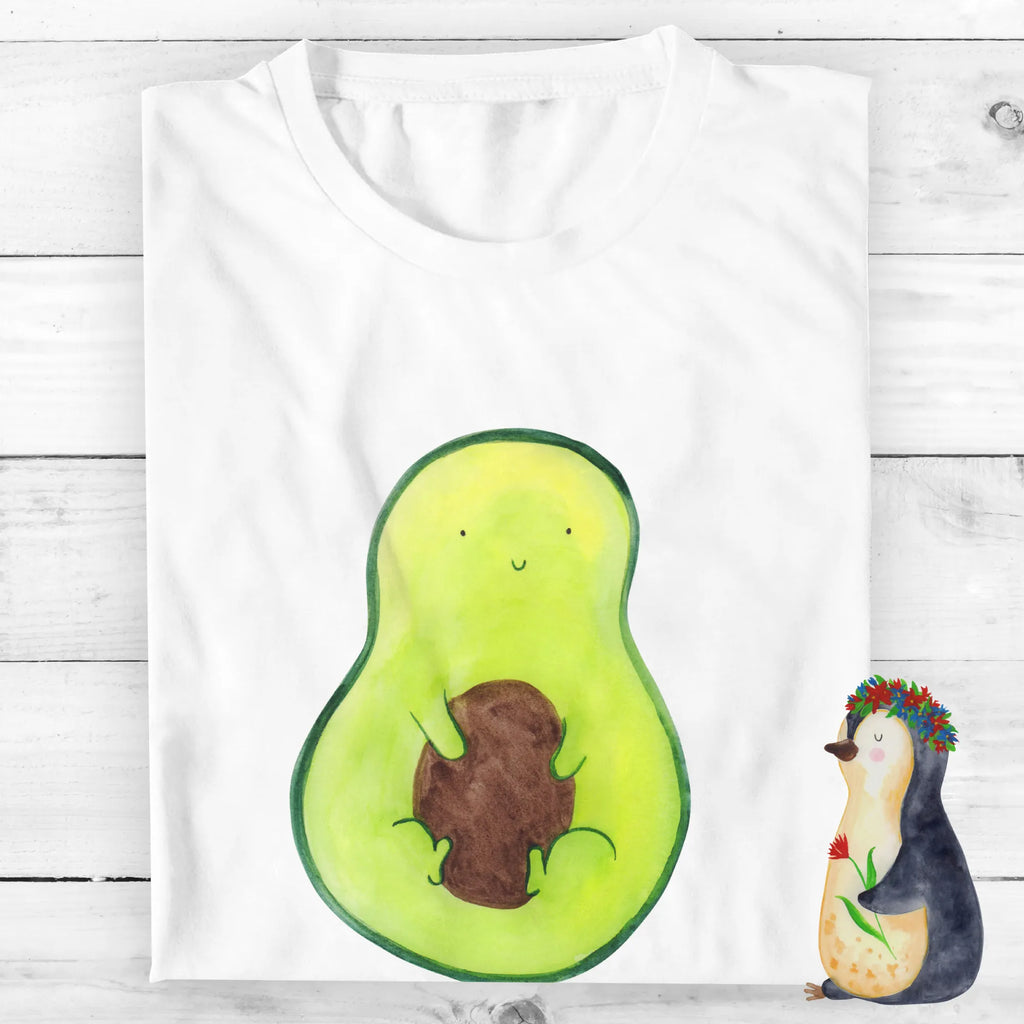 Personalisiertes T-Shirt Avocado mit Kern T-Shirt mit Namen, Wunschtext, Bedrucken, T-Shirt mit Aufruck, T-Shirt Personalisiert, Veggie, Vegan, Avocado, Gesund, Avocadokern, Spruch Leben, Pflanze, Avokado, Kern