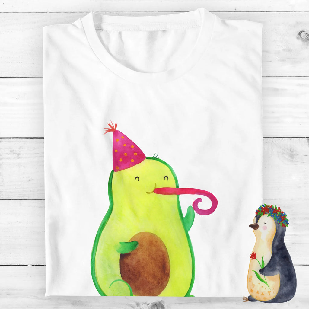 Personalised T-Shirt avocado Celebration Männer, T-Shirt Personalisiert, Frauen, Wunschtext, T-Shirt mit Namen, T-Shirt mit Aufruck, Bedrucken, Avocado, Veggie, Vegan, Gesund, Geburtstag, Fete, Party, Gute Laune, Tröte, Feierlichkeit, Feier
