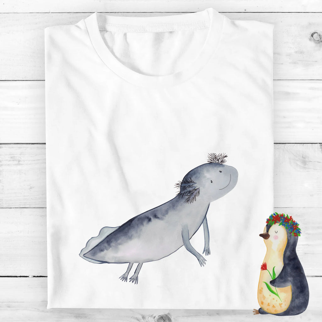 Rozmiar L Personalizowana koszulka ajolotl pływanie Bedrucken, Wunschtext, T-Shirt mit Namen, T-Shirt mit Aufruck, T-Shirt Personalisiert, Molch, Axolotl, Probleme, Motivation, Lurche, Schwanzlurch, Lösungen, Lurch, Axolot, Problem