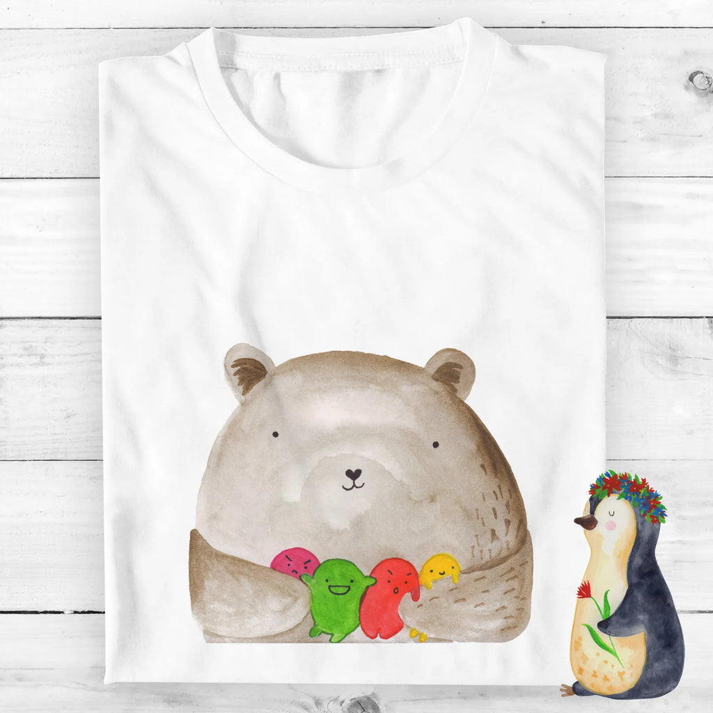 Personalised T-Shirt bear Feeling Wunschtext, T-Shirt mit Namen, T-Shirt mit Aufruck, T-Shirt Personalisiert, Bedrucken, Teddybär, Teddy, Bär, Durchgedreht, Verrückt, Wahnsinn
