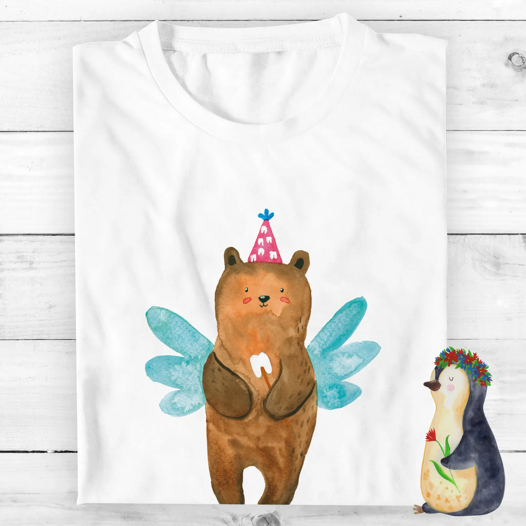 Rozmiar L Personalizowana koszulka niedźwiedź Wróżka zębów T-Shirt mit Namen, Bedrucken, T-Shirt Personalisiert, Wunschtext, T-Shirt mit Aufruck, Teddybär, Teddy, Bär, Erster Zahn, Zahnfee, Fee, Milchzahn