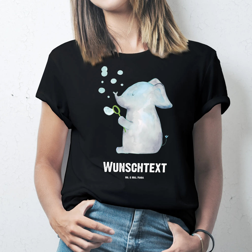 Personalised T-Shirt elephant soap bubbles Bedrucken, T-Shirt mit Aufruck, Wunschtext, T-Shirt Personalisiert, T-Shirt mit Namen, Gute Laune, Lustige Sprüche, Tiere, Tiermotive, Liebesspruch, Seifenblasen, Elefant, Heimat, Elefanten, Dickhäuter, Gefühl. Daheim, Rüsseltier, Liebe, Liebesbeweis