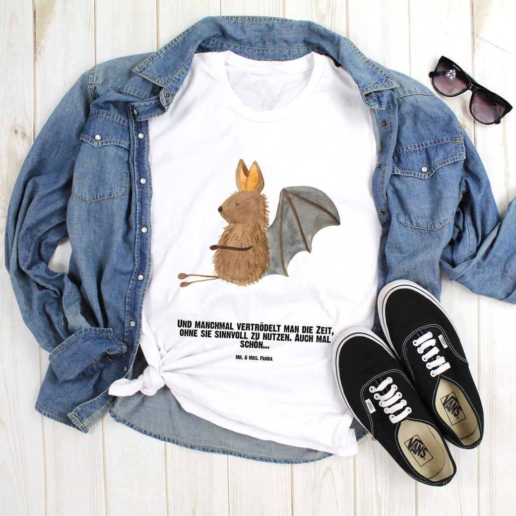 Rozmiar L Personalizowana koszulka Nietoperz siedzenie T-Shirt mit Aufruck, Wunschtext, T-Shirt mit Namen, T-Shirt Personalisiert, Bedrucken, Lustige Sprüche, Gute Laune, Tiere, Tiermotive, Entspannen, Fledermäuse, Fledermaus, Motivation