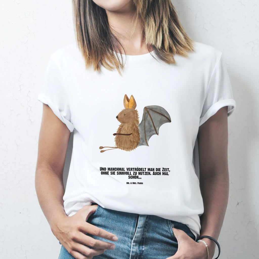 Rozmiar L Personalizowana koszulka Nietoperz siedzenie T-Shirt mit Aufruck, Wunschtext, T-Shirt mit Namen, T-Shirt Personalisiert, Bedrucken, Lustige Sprüche, Gute Laune, Tiere, Tiermotive, Entspannen, Fledermäuse, Fledermaus, Motivation