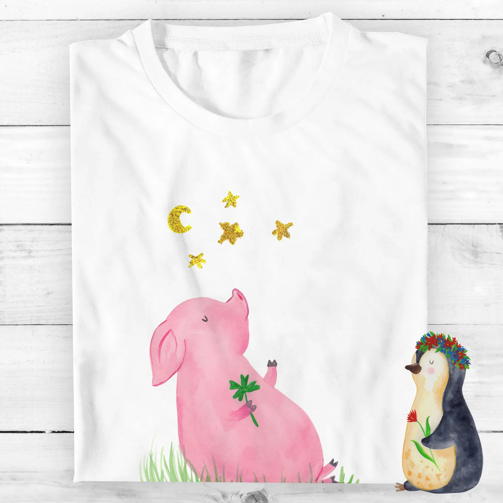 Rozmiar L Personalizowana koszulka świnia Szczęście Männer, Bedrucken, T-Shirt mit Aufruck, Frauen, Wunschtext, T-Shirt mit Namen, T-Shirt Personalisiert, lustige Sprüche, Gute Laune, Tiere, Tiermotive, Ziele, Träume, Schwein, Glücksbringer, Sterne, Sernchen, Motivation, Schweinchen, Glücksschwein. Glück