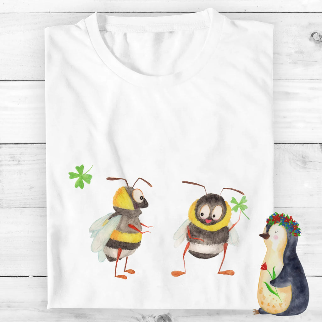 Personalisiertes T-Shirt Hummeln mit Kleeblatt T-Shirt mit Namen, Wunschtext, Bedrucken, T-Shirt mit Aufruck, T-Shirt Personalisiert, Gute Laune, Lustige Sprüche, Tiere, Tiermotive, Spruch Fröhlich, Biene, glücklich sein, Spruch schön, glücklich Werden, Biene Deko, Hummel, Spruch Positiv