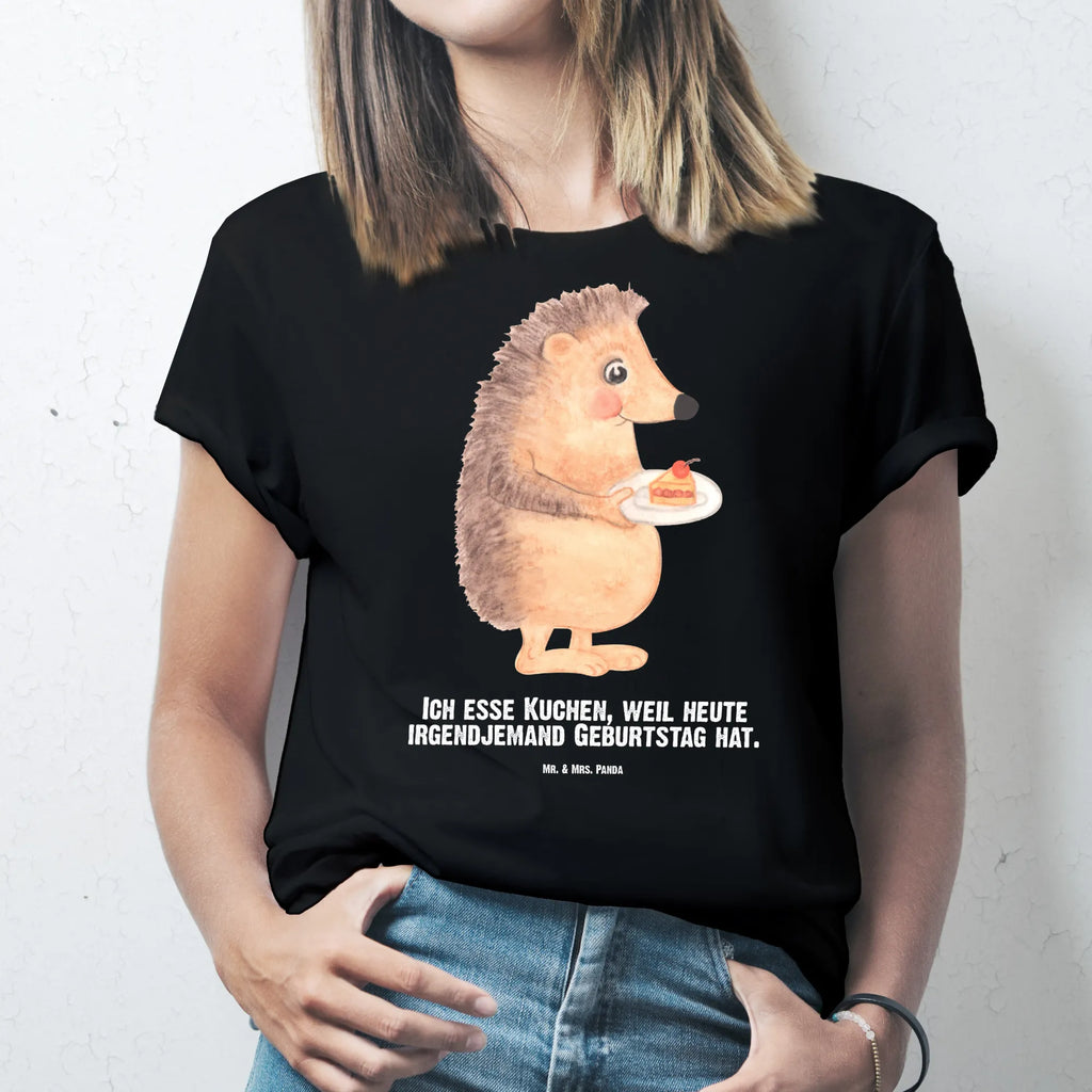 Rozmiar L Personalizowana koszulka jeż kawałek ciasta T-Shirt mit Aufruck, Bedrucken, T-Shirt mit Namen, T-Shirt Personalisiert, Wunschtext, Lustige Sprüche, Gute Laune, Tiere, Tiermotive, Einladung Party, Igel, Geburtstagskuchen, Kuchen Backen, Kuchen, Backen Geschenk, Torte, Essen Spruch