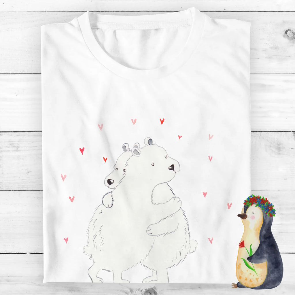 Rozmiar L Personalizowana koszulka Niedźwiedź polarny obejmować Bedrucken, Wunschtext, T-Shirt Personalisiert, T-Shirt mit Namen, T-Shirt mit Aufruck, Gute Laune, Lustige Sprüche, Tiere, Tiermotive
