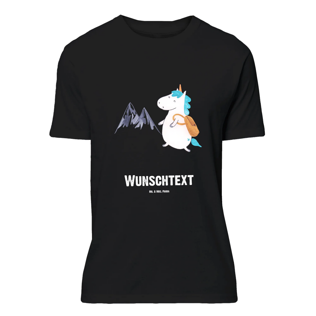 Personalised T-Shirt unicorn climber T-Shirt mit Aufruck, Wunschtext, Bedrucken, T-Shirt mit Namen, T-Shirt Personalisiert, Einhorn Deko, Unicorn, Einhorn, Einhörner, Abenteuer, Abenteurer, Berge, Weltreise, Bergsteiger, Urlaub, Weltenbummler, Entdecker, Reisen