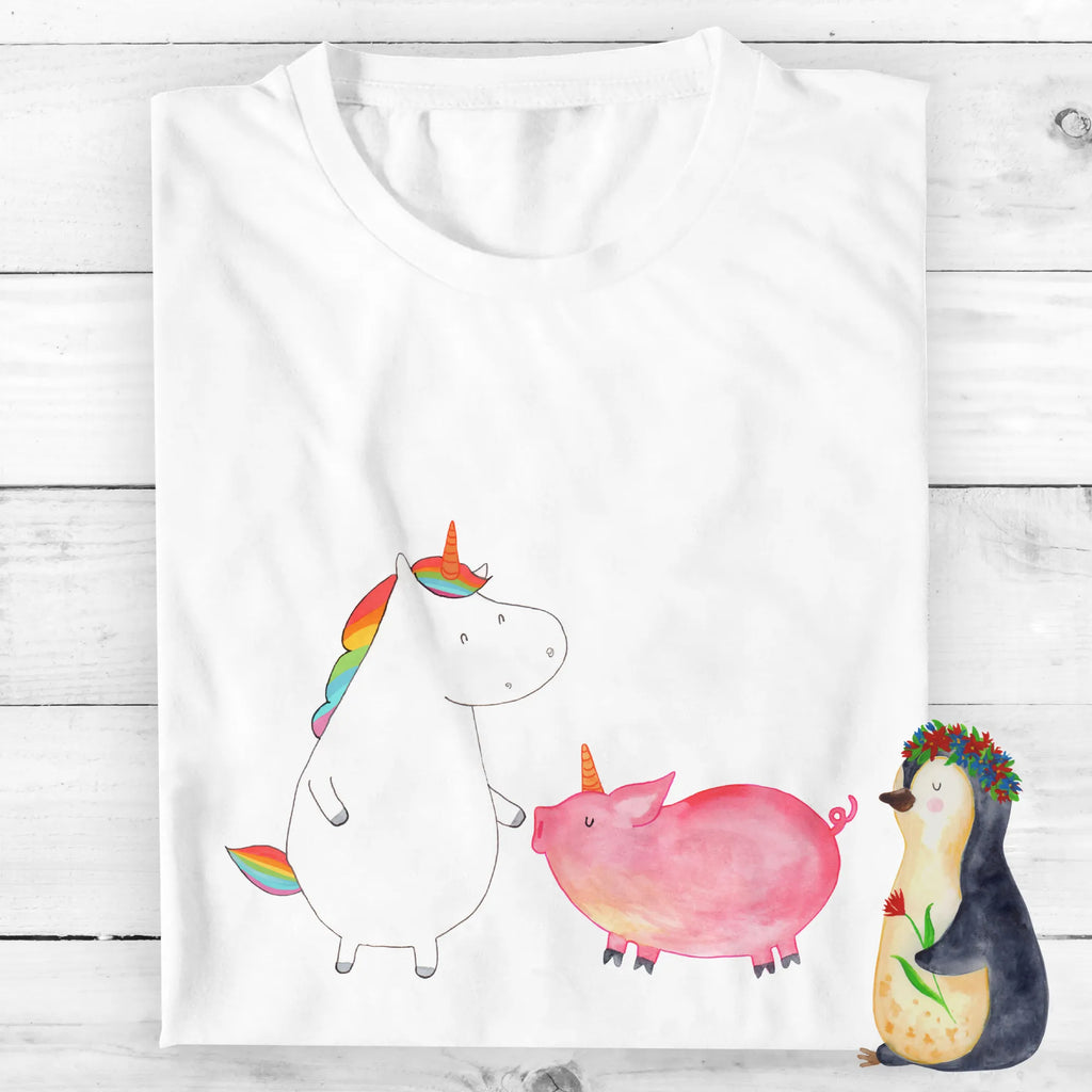 Rozmiar L Personalizowana koszulka jednorożec świnia T-Shirt mit Namen, T-Shirt Personalisiert, Bedrucken, Wunschtext, T-Shirt mit Aufruck, Einhorn Deko, Unicorn, Einhorn, Einhörner, Schwein, Freundin, Schweinhorn, Freundschaft, Schweinchen