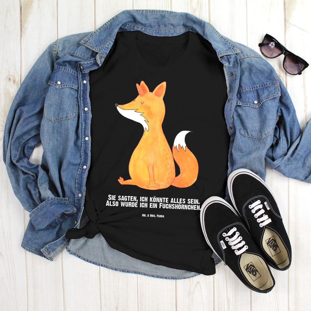 Rozmiar L Personalizowana koszulka Jednorożec życzenie T-Shirt Personalisiert, T-Shirt mit Namen, Wunschtext, T-Shirt mit Aufruck, Bedrucken, Einhorn Deko, Unicorn, Einhorn, Einhörner, Fuchs, Füchse, Fuchshörnchen, Unicorns, Fuchshorn, Foxycorn