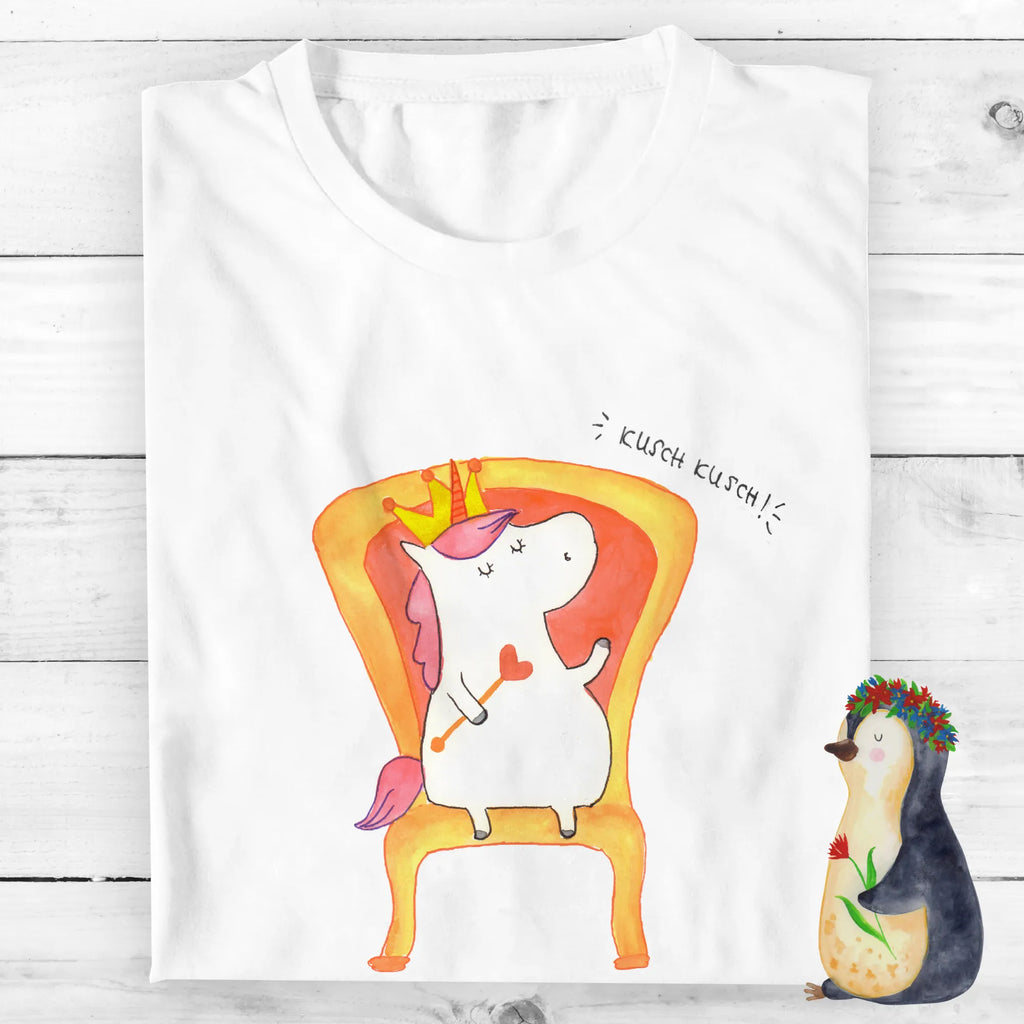 Rozmiar L Personalizowana koszulka Jednorożec król T-Shirt mit Aufruck, Wunschtext, T-Shirt Personalisiert, T-Shirt mit Namen, Bedrucken, Einhorn Deko, Unicorn, Einhorn, Einhörner, Präsident, Krone, König, Herrscher, Prinzessin, Bundeskanzler, Kaiser