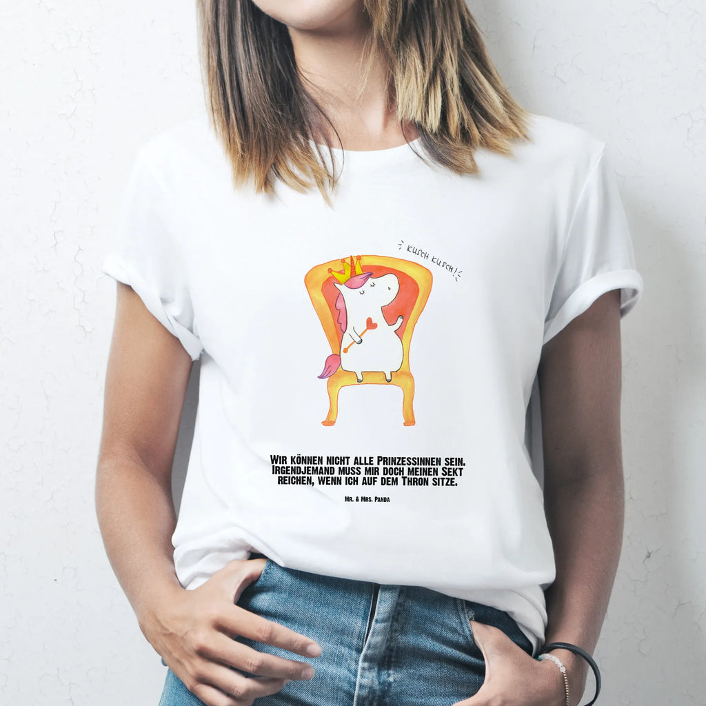 Rozmiar L Personalizowana koszulka Jednorożec król T-Shirt mit Aufruck, Wunschtext, T-Shirt Personalisiert, T-Shirt mit Namen, Bedrucken, Einhorn Deko, Unicorn, Einhorn, Einhörner, Präsident, Krone, König, Herrscher, Prinzessin, Bundeskanzler, Kaiser