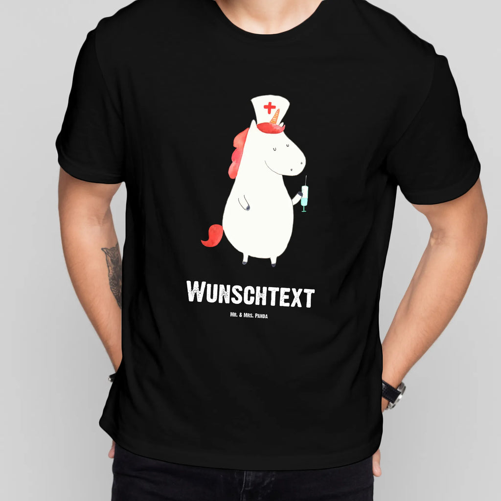 Personalisiertes T-Shirt Einhorn Krankenschwester T-Shirt mit Aufruck, T-Shirt Personalisiert, Wunschtext, T-Shirt mit Namen, Bedrucken, Einhorn Deko, Unicorn, Einhorn, Einhörner, Krankenpflegerin, Ärztin Geschenk, Krankenschwester Geschenk, Krankenschwester Dankeschön, Krankenhaus, Krankenpfleger Geschenk