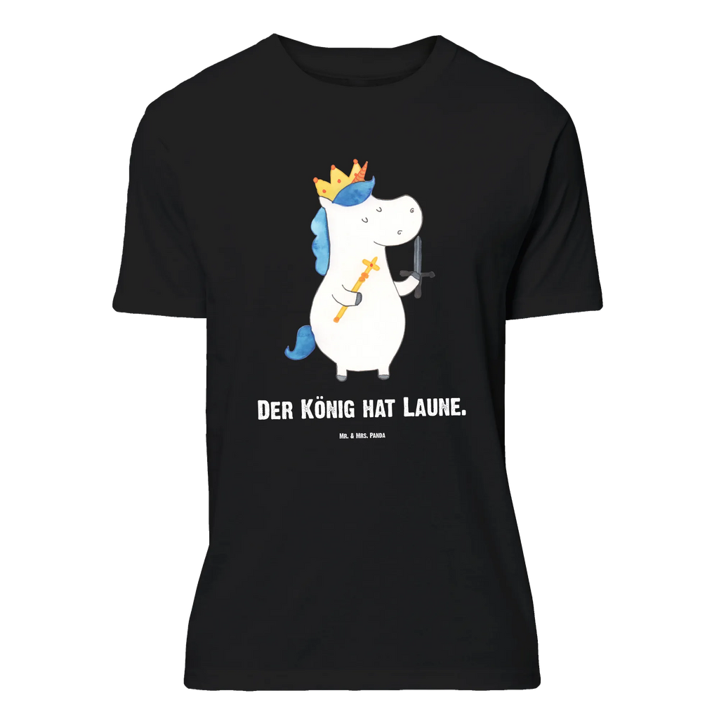 Rozmiar L Personalizowana koszulka jednorożec Król z mieczem Wunschtext, T-Shirt mit Aufruck, T-Shirt mit Namen, Bedrucken, T-Shirt Personalisiert, Einhorn Deko, Unicorn, Einhorn, Einhörner, Mittelalter, König, Ritter