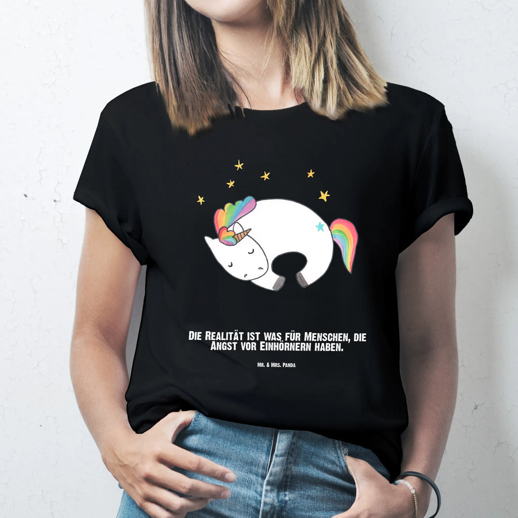 Rozmiar L Personalizowana koszulka Jednorożec noc T-Shirt mit Aufruck, Wunschtext, T-Shirt mit Namen, T-Shirt Personalisiert, Bedrucken, Einhorn Deko, Unicorn, Einhorn, Einhörner, Träume, Realität, Traum, Geschenk, Freundin, Menschen, Ruhe