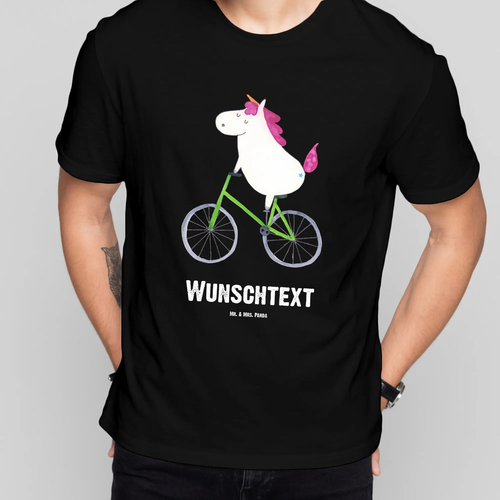 Personalised T-Shirt unicorn cyclist Wunschtext, T-Shirt mit Namen, T-Shirt Personalisiert, T-Shirt mit Aufruck, Bedrucken, Einhorn Deko, Unicorn, Einhorn, Einhörner, Konfetti, Bike, Luxusproblem, Rad, Liebeskummer, Kummer, Feenstaub, Radfahrer, Radfahren