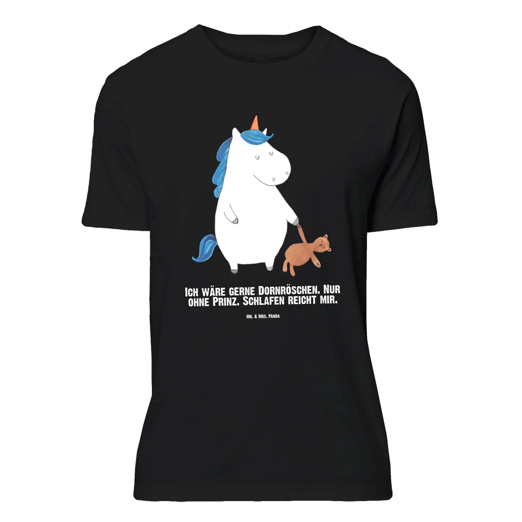 Personalised T-Shirt unicorn teddy Wunschtext, Bedrucken, T-Shirt Personalisiert, T-Shirt mit Aufruck, T-Shirt mit Namen, Einhorn Deko, Unicorn, Einhorn, Einhörner, Freundin, Singleleben, Single, Bett, Gute Nacht, schlafen, Träumen