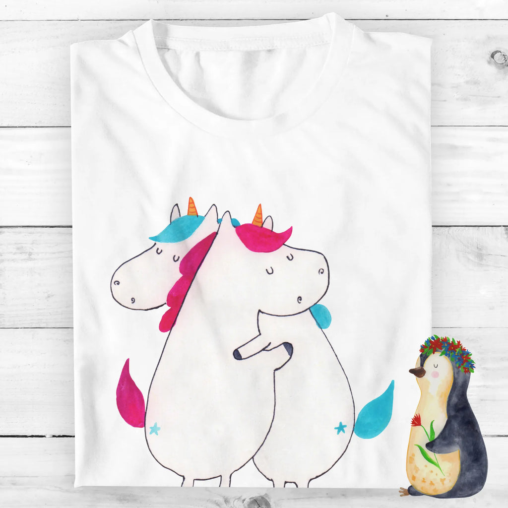 Personalised T-Shirt unicorns Embrace T-Shirt Personalisiert, Bedrucken, T-Shirt mit Namen, Wunschtext, T-Shirt mit Aufruck, Einhorn Deko, Unicorn, Einhorn, Einhörner, Liebe, Familie, BFF, Schwester, Schwestern, Freundinnen, Geschwister, Freundin, Sister