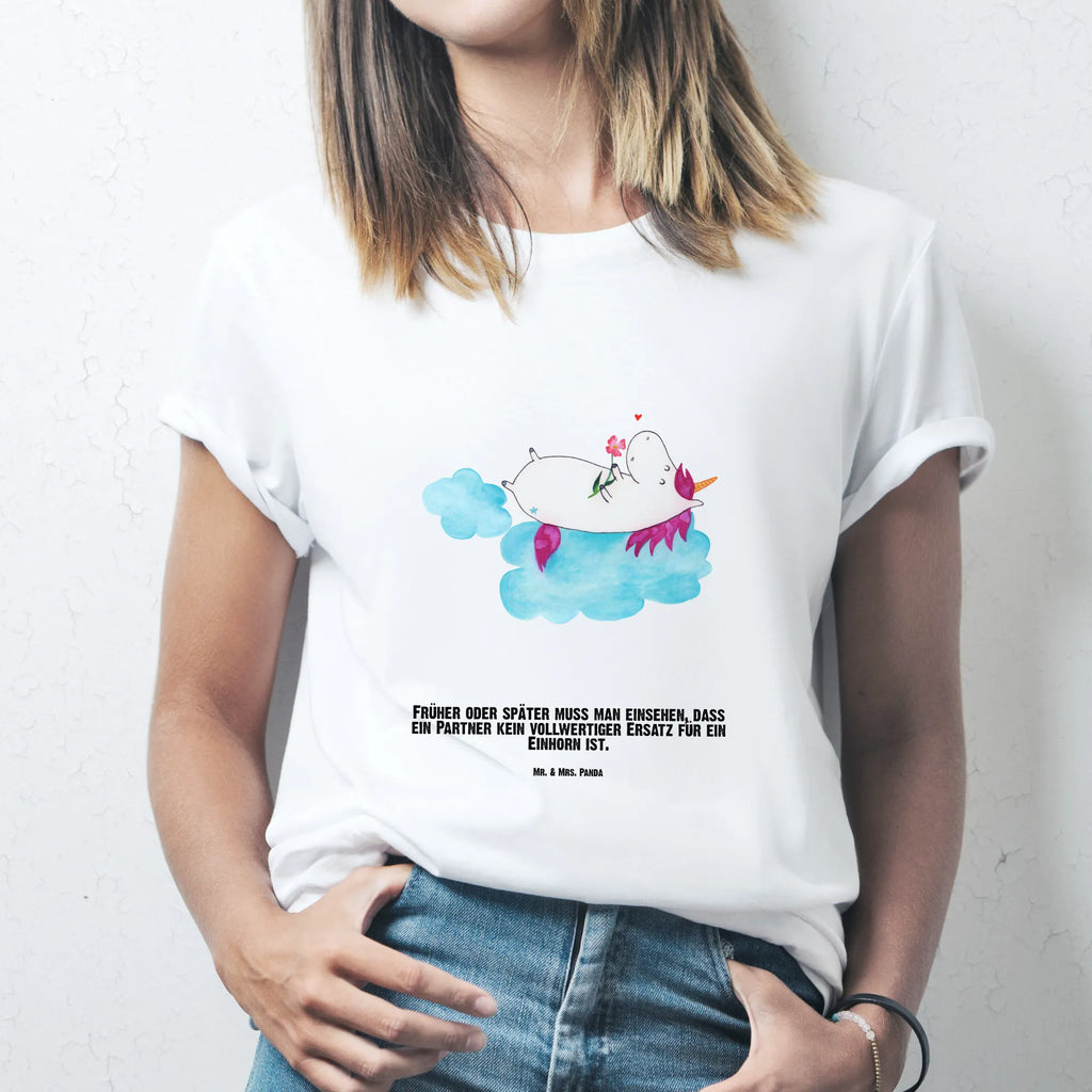 Personalised T-Shirt unicorn In love T-Shirt Personalisiert, T-Shirt mit Namen, Bedrucken, Wunschtext, T-Shirt mit Aufruck, Einhorn Deko, Einhorn, Einhörner, Unicorn, Liebe, Freundin, Wolke, Liebesbeweis, Verliebt