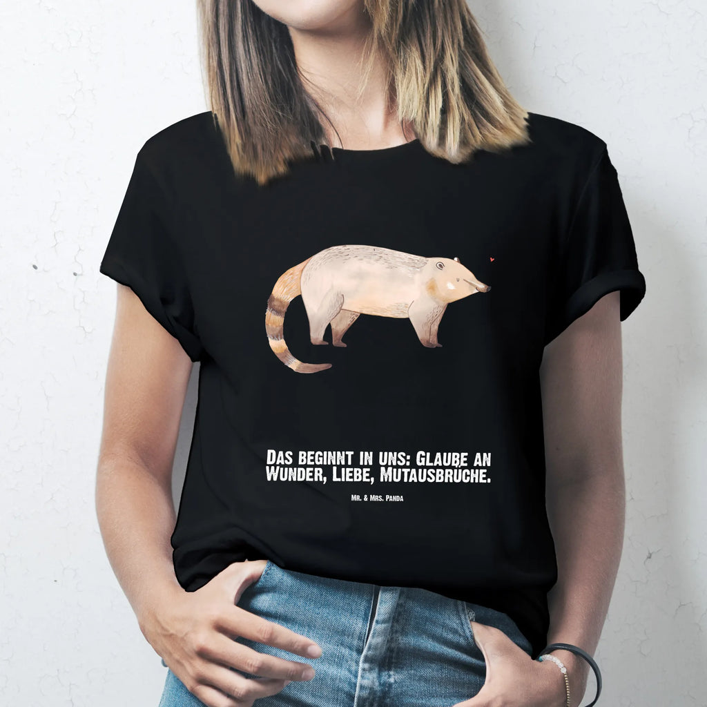 Personalised T-Shirt Coati T-Shirt mit Namen, T-Shirt mit Aufruck, Bedrucken, T-Shirt Personalisiert, Wunschtext, Lustige Sprüche, Gute Laune, Tiere, Tiermotive, Nasenbär, Bär, Rüsselbär, Nasenbären