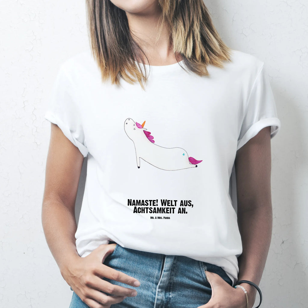 Rozmiar L Personalizowana koszulka jednorożec joga T-Shirt mit Aufruck, T-Shirt mit Namen, Bedrucken, T-Shirt Personalisiert, Wunschtext, Einhorn Deko, Unicorn, Einhorn, Einhörner, Lustig, Witzig, Joga, Süß, Sport, Yogamatte, Achtsamkeit, Namaste, Yoga, Entspannung