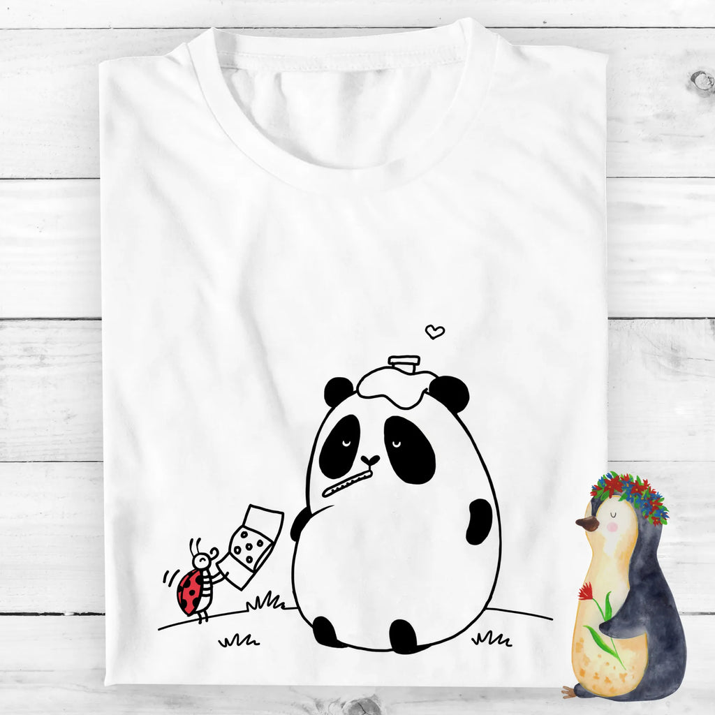 Personalised T-Shirt Panda Get well soon T-Shirt mit Namen, T-Shirt Personalisiert, T-Shirt mit Aufruck