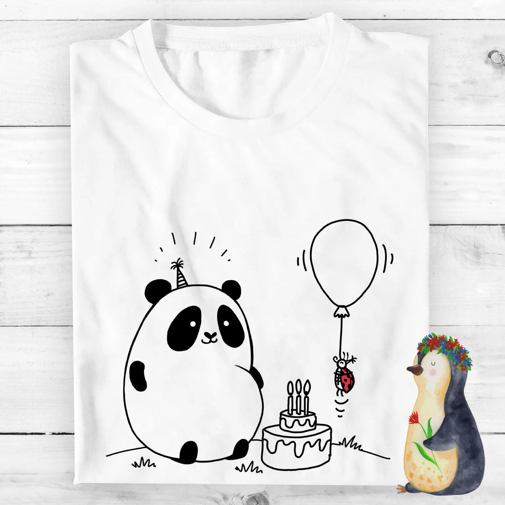 Rozmiar L Personalizowana koszulka Panda urodziny T-Shirt Personalisiert, Frauen, T-Shirt mit Aufruck, T-Shirt mit Namen, Männer