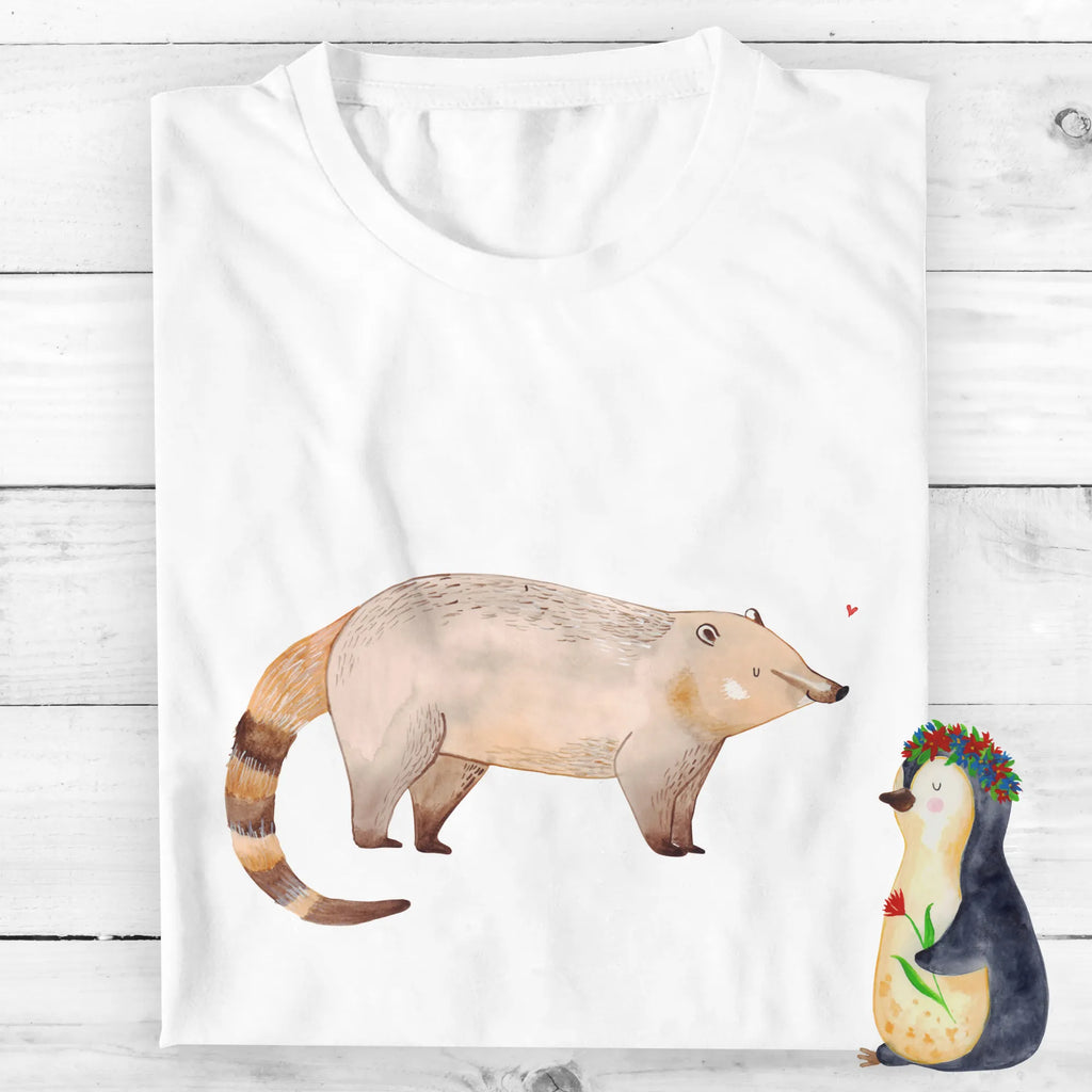 Personalised T-Shirt Nasal Bear T-Shirt mit Aufruck, T-Shirt mit Namen, Bedrucken, T-Shirt Personalisiert, Wunschtext, Lustige Sprüche, Gute Laune, Tiere, Tiermotive, Rüsselbär, Nasenbären, Nasenbär, Bär